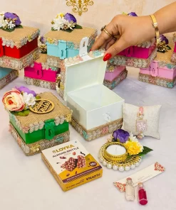 Eden of Garden Floral Mini Rakhi Trunk Hampers - Image 3
