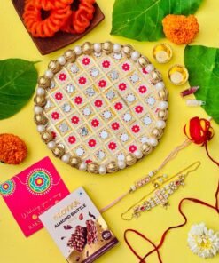 Alternative view of Rakhi Thali Hamper set