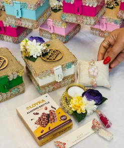 Eden of Garden Floral Mini Rakhi Trunk Hampers - Image 7