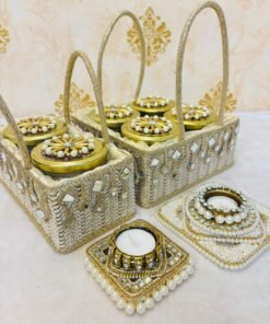 4 Jar  Basket set