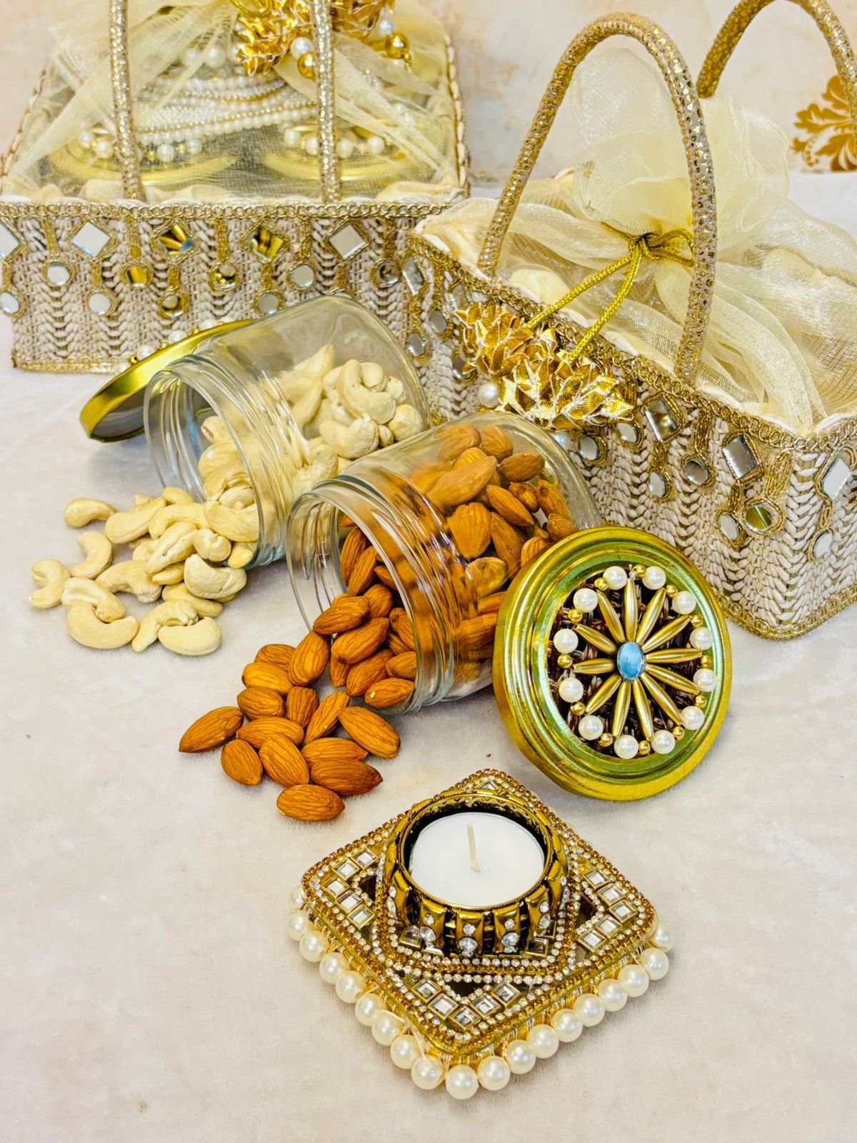 4 Jar Basket set - Image 4