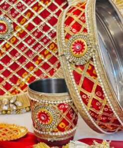 Sindoori Karwacauth set - Image 5