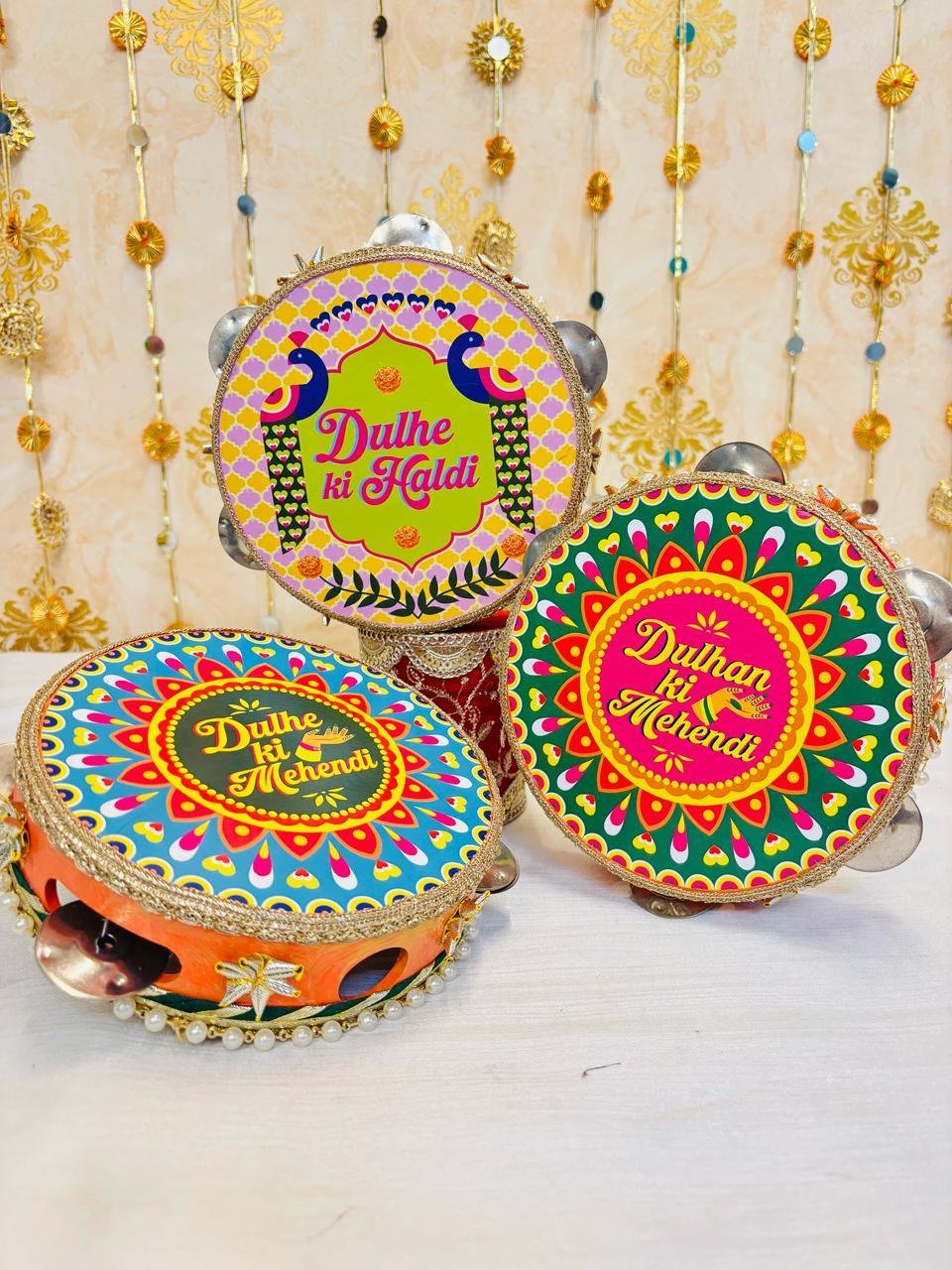 Tambourine for Haldi and Mehendi - Image 3