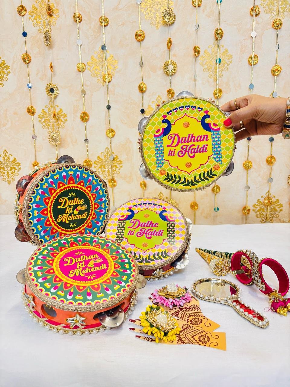 Tambourine for Haldi and Mehendi - Image 4