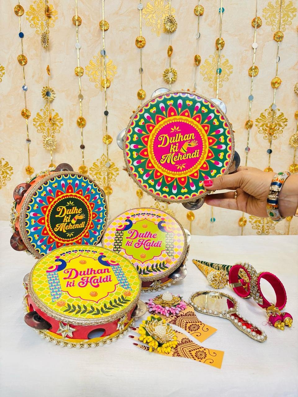 Tambourine for Haldi and Mehendi - Image 5