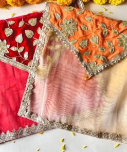 Velvet gotapatti saree covers