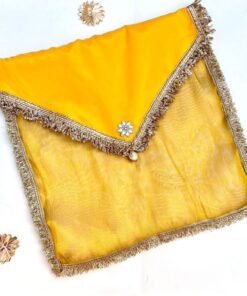 Alternative view of Tissue and crepe Saree Cover