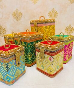 Glitter Square Bhaji Box