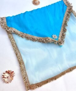 Tissue and crepe Saree Cover - Image 5