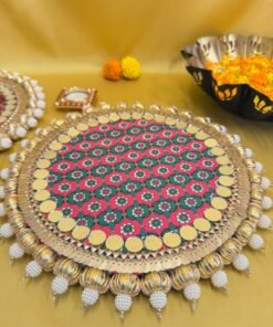 Digital Print Reversible Mirror Rangoli
