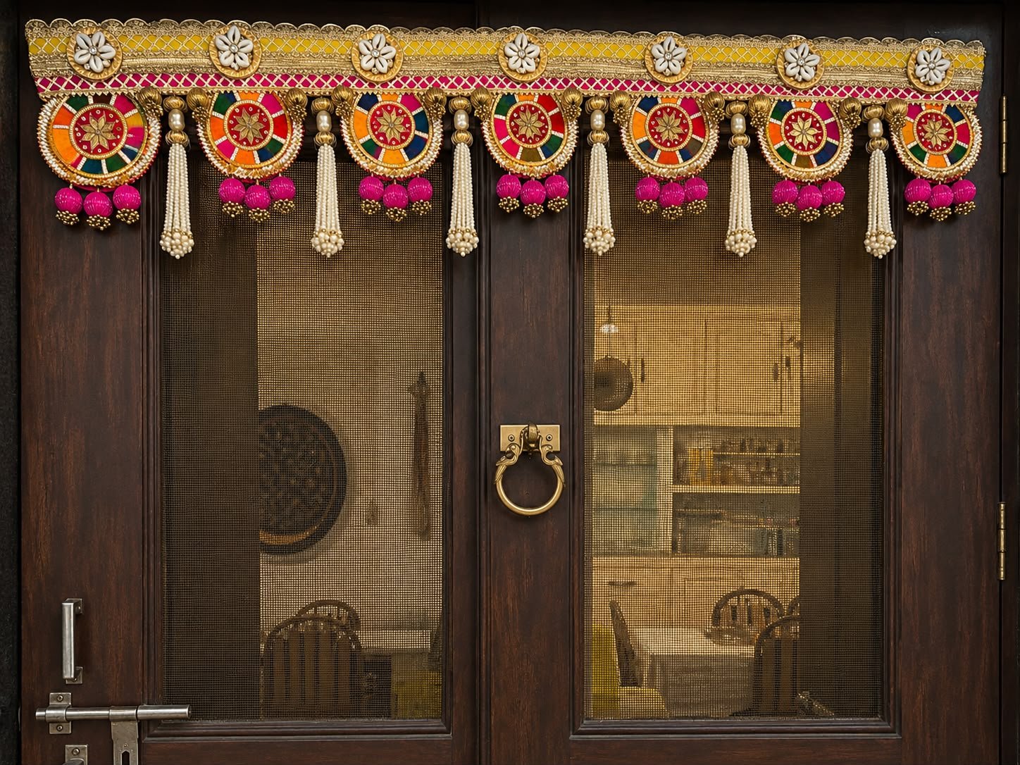 Colourful Toran and Hangings Set
