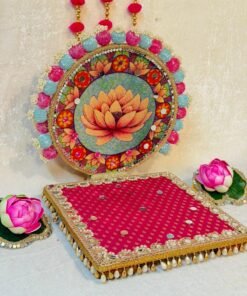 Alternative view of Lotus Krishna & Ganesh Singhasa