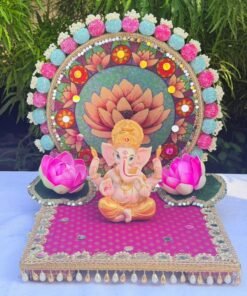 Lotus Krishna & Ganesh Singhasa