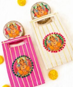 Eco-Friendly Jute Bag & Modak Box Gift Combo - Image 4