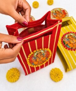 Eco-Friendly Jute Bag & Modak Box Gift Combo - Image 6