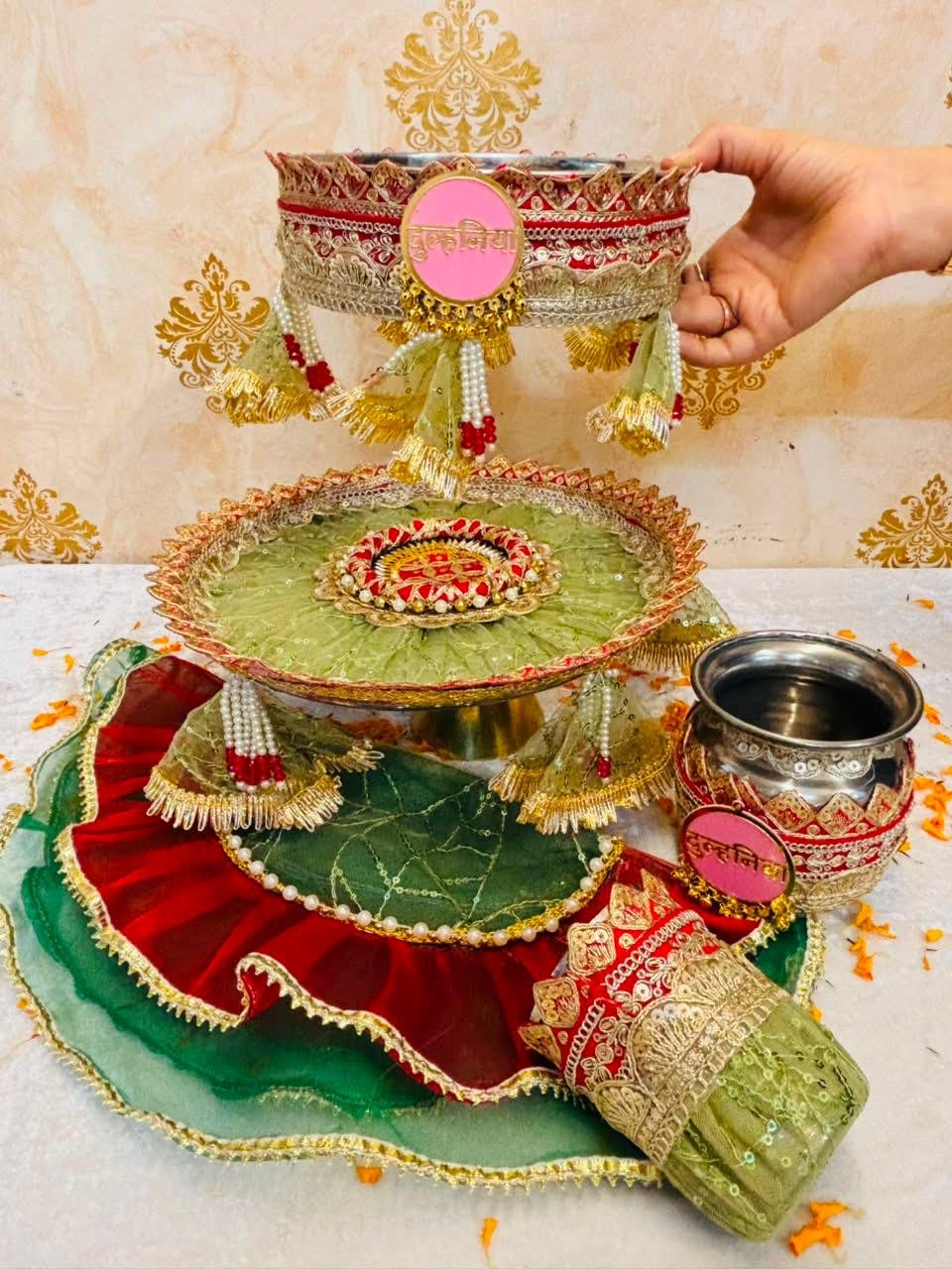 Dulaniya Karwachauth Set - Image 3