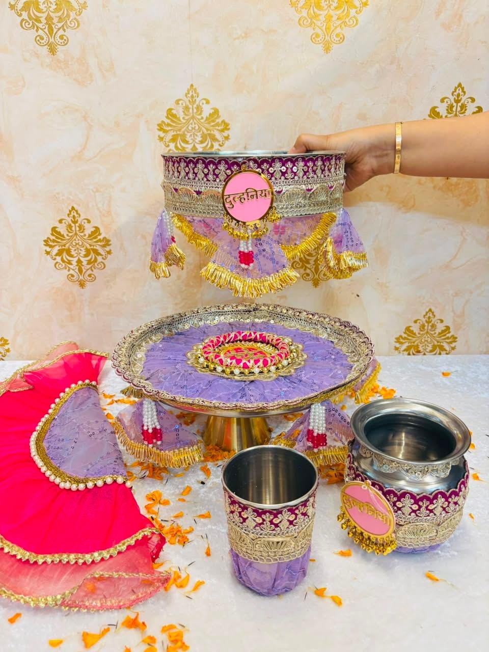 Dulaniya Karwachauth Set