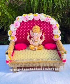 Alternative view of Bappa Raj Singhasan