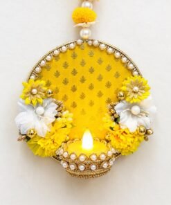 Alternative view of Led Floral T-light Hangings