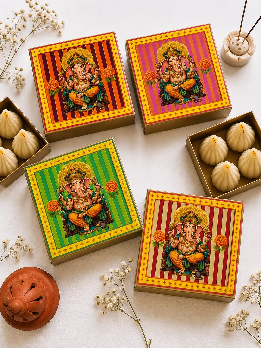 Ganpati Modak Boxes