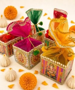 Alternative view of Ganpati Tissue Modak Boxes