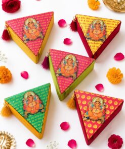 Alternative view of Ganesha Modak Trinagle Box