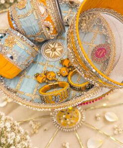 Alternative view of Chandni  Karwachauth Set